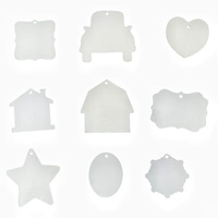 Impressions en métal HD blanc brillant Feuilles d'aluminium vierges personnalisées Impression par sublimation Plaque de récompense vierge Feuilles d'acier inoxydable par sublimation
