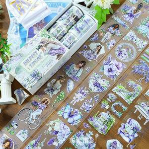 4 rouleaux de ruban de <span class=keywords><strong>d</strong></span>écoupe de <span class=keywords><strong>film</strong></span> par boîte Personnages Fleurs Animaux Fond Manuel Matériel Autocollants créatifs - Product Image 4