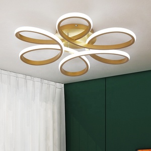 LEDアクリル天井ライト58cm径調光可能金表面実装リモコン付き - Product Image 3