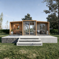 Maison conteneur extensible à double aile de 20 et 30 pieds, installation rapide, mobile et portable, pour hôtel, dortoir, bureau, villa, ou jardin.