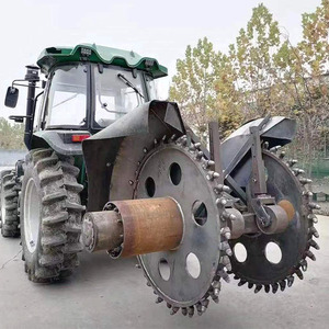 آلة حفر الخنادق لإنشاء الطرق، حفارة قرصية تُركب على الجرار، آلة حفر الخنادق بمحرك PTO، حفارة خنادق - Product Image 3