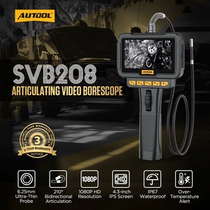 Endoscopio Industriale Automobilistico AUTOOL SVB208 con 6 Luci e Schermo IPS da 6,25MM, Telecamera d'Ispezione per Riparazione Auto con Funzione Foto e Video - Product Image 2