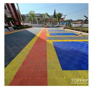 Baldosas entrelazadas de plástico para garaje, suelo de aparcamiento para coche - Product Image 6