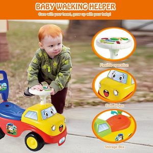 Voiture à pédales pour enfants en plastique à piles avec musique et dossier, pour les enfants de 0 à 24 mois et de 2 à 4 ans - Product Image 6