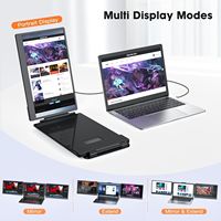 S2 14 Inch Portable Monitor Dual Portable Screen Monitor Double Screen Monitor Laptop Extension