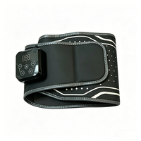 Ceinture chauffante abdominale intelligente à infrarouge à double impulsion et 7 modes, machine de physiothérapie électrique pour massage du ventre