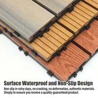 Revêtement de sol extérieur en WPC solide co-extrudé de 2e génération, durable, haute densité, en composite bois-plastique, dalles emboîtables pour terrasse de piscine