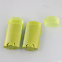 Bâton de parfum désodorisant solide antisudorifique elliptique de 73g versé dans un emballage en plastique de grande capacité