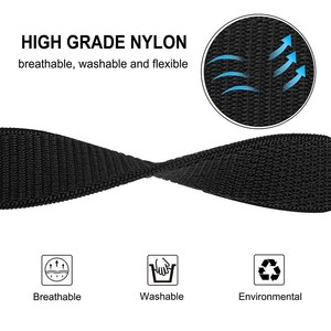 Bracelet de montre en Nylon UltraFit 26mm pour Garmin Fenix 6X Pro <span class=keywords><strong>Solar</strong></span> / 5X Plus / 3 HR / <span class=keywords><strong>Enduro</strong></span> / Descent MK1 Mk2 Mk2i - Product Image 4