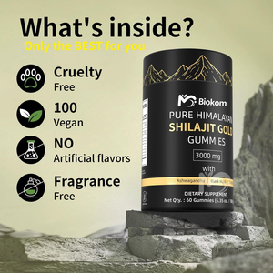 Gummies De Shilajit De L'Himalaya Gummies De Shilajit <span class=keywords><strong>Himalayen</strong></span> avec Ashwagandha, Gingembre, Muesli Noir Gokshura, Kaunch & Ginseng - Product Image 5
