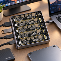 Fabrication OEM, solution complète pour station d'accueil PCBA, batterie externe multi-ports, traitement de surface personnalisé, impression sérigraphique