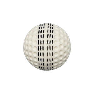 Palla da cricket in schiuma PU al miglior prezzo, colore bianco con cuciture nere per allenamento e pratica. - Product Image 3