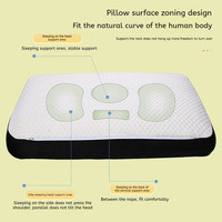 Oreiller de luxe pour le cou, directement de l'usine - Mousse à mémoire de forme viscoélastique à récupération lente pour les dormeurs latéraux, lavable et personnalisable, fournitures hôtelières