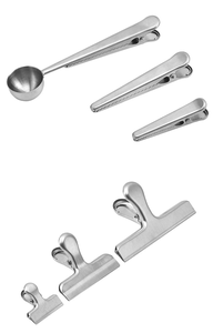 DFC0330 Cuchara Medidora 2 en 1 de Acero Inoxidable de 1 Cucharadita con Clip para Bolsas, para Café y Té, DFC0330 Cuchara y Clip - Product Image 5