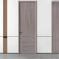 Puertas de Madera Personalizadas al por Mayor, Puertas Interiores de Madera de Lujo, Puertas Interiores de Madera Real, Puertas y Ventanas de Madera para el Hogar, Soporte OEM