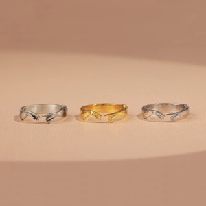 Creación ajustable <span class=keywords><strong>de</strong></span> anillo <span class=keywords><strong>de</strong></span> Adán 316l Acero inoxidable Pvd 18K Joyería plateada Impermeable Renacimiento Anillo <span class=keywords><strong>de</strong></span> diseño <span class=keywords><strong>de</strong></span> mano divertido - Product Image 3