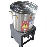 Machine de découpe électrique monophasée en acier inoxydable pour herbe, fourrage et légumes, avec lames de rechange