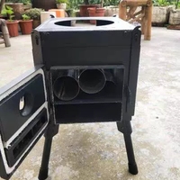 Nouveau produit Poêle à barbecue portable Cheminées à bois pour tentes avec pieds pliants