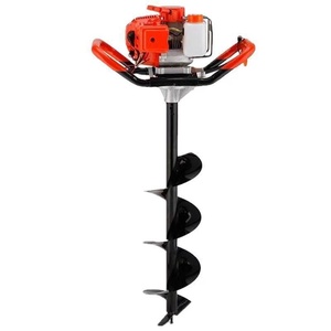Tarière thermique 63 cm³ en alliage d'aluminium de qualité industrielle et domestique pour le forage profond du sol - Product Image 1