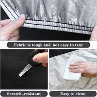 Housse de voiture imperméable en PEVA, protection UV, isolation thermique, housse de voiture imperméable pour extérieur, OEM ODM