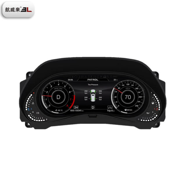 Best Price Nissan Patrol Y62 2008-2022 LHD/RHD 12.3 Inch Linux LCD Digital Cluster Speed Meter Auto Speedometer Wired Connection