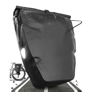 Bolsa de Bicicleta de Plástico Resistente, Portaequipajes para Bicicleta de Montaña, Bolsa Impermeable de un Solo Lado, Mochila para Ciclismo de Larga Distancia al Aire Libre, 25.4L - Product Image 4