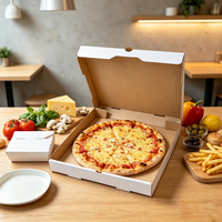 Boîte à hamburger carrée grande taille en kraft recyclé avec logo personnalisé SP5245, vente en gros, qualité alimentaire, biodégradable, marron, à emporter