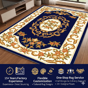 Tappeto Americano con Stampa Digitale 3D 200X300CM, Tappeto Vintage Boho di Grandi Dimensioni, Stile Europeo Persiano per Soggiorno - Product Image 3