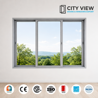 Perfiles de Aluminio Insonorizantes para Exteriores, Diseño de Ventana Estilo Francés para Hogar, Dormitorio, Edificios Urbanos y Escolares