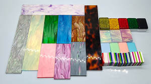 Jeu de tuiles de mahjong américain en acrylique de luxe, gravées, 4 couches, grand format / mini, personnalisées / en gros, 160 / 166 tuiles - Product Image 5