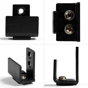 Herraje de Rodillo con Recubrimiento Negro <span class=keywords><strong>para</strong></span> Puerta Corredera con Guía de Piso C, Herraje Ajustable <span class=keywords><strong>para</strong></span> Puerta de Piso, Guía de Piso <span class=keywords><strong>para</strong></span> Puerta de Granero - Product Image 3