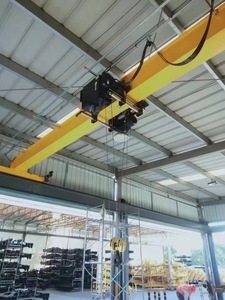 Grúa Puente Monoviga de Estilo Europeo del Fabricante, Capacidad de 3 a 8 Toneladas, con Motor y Piezas de Bomba - Product Image 6