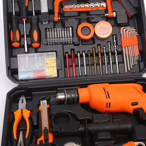 Juego de Herramientas Inalámbricas Aisladas de 122 Piezas, Kit de Herramientas Manuales para Electricistas, Taladro de Impacto, Destornillador - Product Image 3