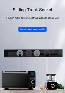 Sistema de Riel Eléctrico Inteligente Baijiang Power Track <span class=keywords><strong>GSS</strong></span> con Luz LED para Uso Comercial, IP21, 32A, CE, ROHS, 8000V, para Enchufes Múltiples - Product Image 3