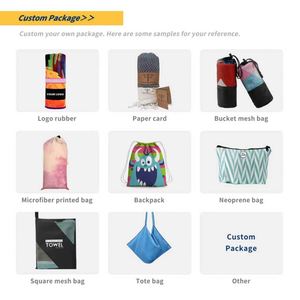 Wholesale Custom Logo Sublimation Print <b>Beach</b> Super Absorbent Lightweight Sand Free Swim <b>Towel</b> - Product Image 2