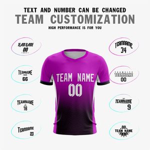 เสื้อฟุตบอลแบบกำหนดเอง คอวี ระบายเหงื่อได้ดี สำหรับผู้ใหญ่ ทั้งชายและหญิง พิมพ์ลายแบบ Sublimated ชื่อทีม เบอร์ เลขที่ และโลโก้ - Product Image 4
