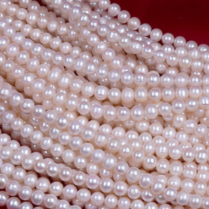 Collar de Perlas del Lago Zhuji Shanxia de 7-8 mm, Casi Brillantes, Impecables, Collar de Lujo para el Día de la Madre - Product Image 4