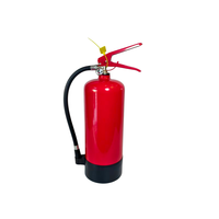 Extincteur à poudre sèche multi-spécifications 1-4 kg avec valve CE, manomètre et base en forme de fleur de prunier pour la sécurité incendie générale