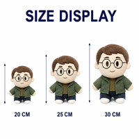Jouets en peluche personnalisés unisexes avec lunettes, en coton, fabrication directe d'usine OEM/ODM, fabricant de jouets en peluche, jouets en peluche amusants