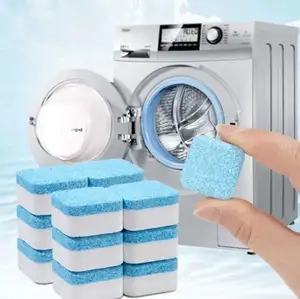 Limpador doméstico do tablet, acessórios de limpeza doméstica efervescente limpador de máquina de lavar