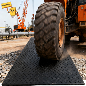 Tapis de sol composites en UHMWPE et HDPE noirs, offrant une résistance supérieure à l'usure et une longue durée de <span class=keywords><strong>vie</strong></span> pour les sites de forage - Product Image 2