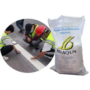 Guangdong HUA QUN Factory Supply Yellow <b>White</b> Thermoplastic Road Marking <b>Paint</b> Hot Melt Road Marking Powder Coating - Product Image 1