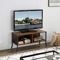 Meuble TV en bois pour salon, style moderne, avec table basse
