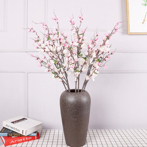 4-Forked Magnolia Artificial <b>Flowers</b> 95cm <b>Silk</b> High Simulation Home Decor Wedding Props - Product Image 1