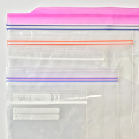 Sacs Ziplock en LDPE transparents, refermables, résistants à l'humidité, réutilisables, auto-scellants, pour le stockage des aliments et l'emballage des pièces.