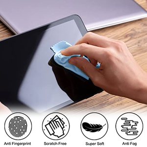 Kits de chiffons de polissage antibactériens de haute qualité, sans rayures, non pelucheux et absorbants en microfibre pour le nettoyage des vitres - Product Image 5
