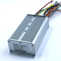 Contrôleur de moteur BLDC 24 MOSFET 48-72V 3000W 80Amax, contrôleur de vitesse sans balais pour véhicules électriques, avec et sans capteurs