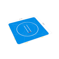 Tapis de lutte gonflable 20x20 BJJ MMA Judo Boxe Unisexe Tatami Tapis de sport PVC Imperméable Antidérapant Doux Tapis de BJJ GONFLABLES