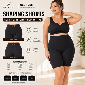 FITVOLT High Waist Compression Women's Seamless Breathable Butt Lifter Bodysuit Tummy Control 3D Hip Enhancer Underwear