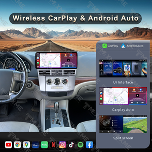Pantalla Dividida de 12.3 Pulgadas con GPS Integrado y Estéreo para Hyundai Veracruz 2010, Android Auto Portátil, Compatible con Carplay Inalámbrico, Asistencia de Marcha Atrás - Product Image 2